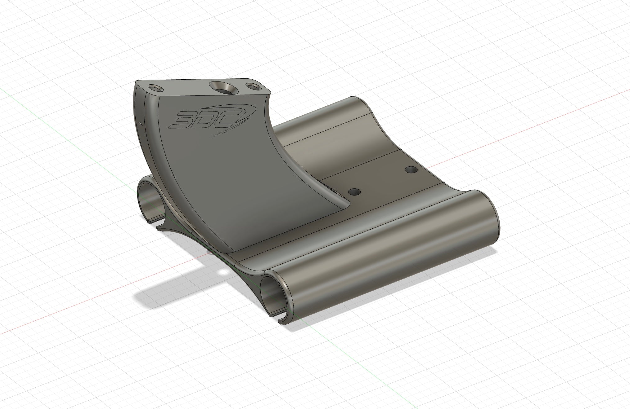 Slip on BTA bottle mount